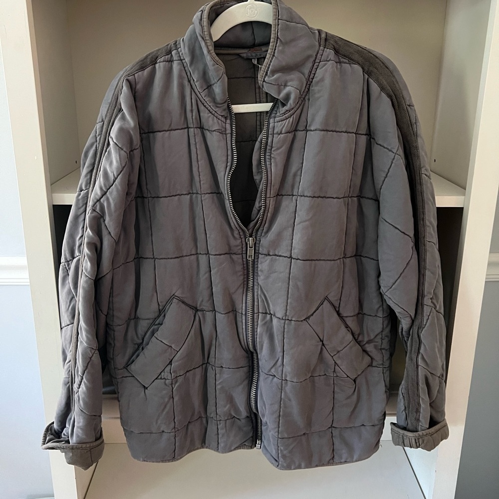 Free People Dolman Quilted Knit Jacket